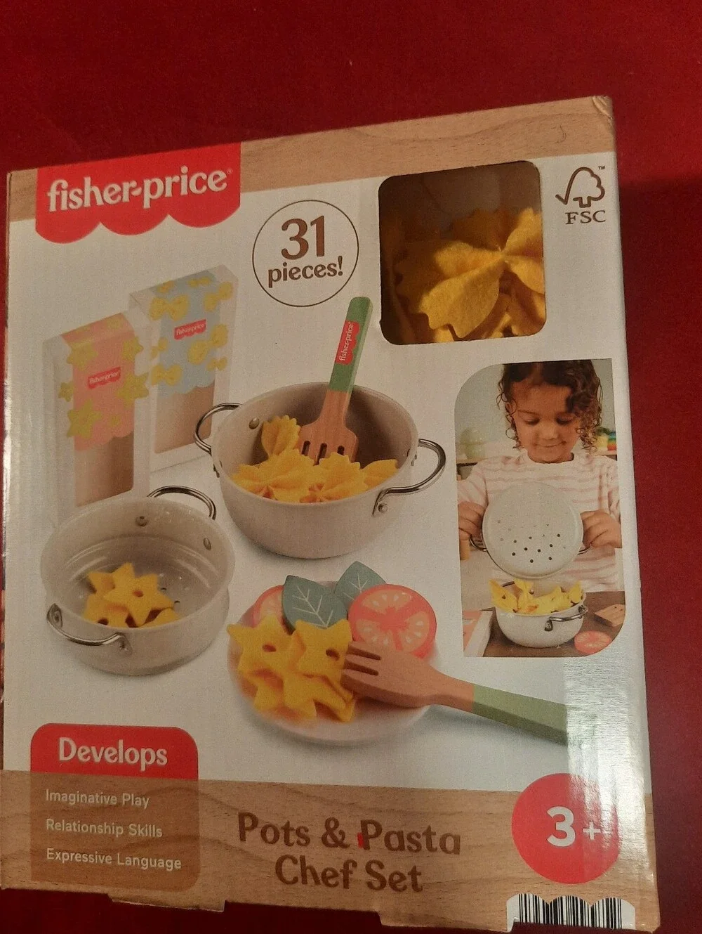 Fisher-Price Pasta & Pots Chef Pretend Play Kitchen Set